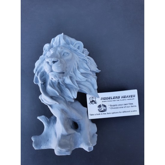 Lion on Wood