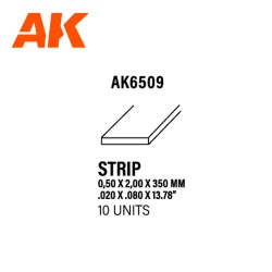 Strips 0.50 x 2.00 x 350mm