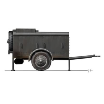 German WW II large air compresor 34