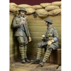 “In a Trench” – WWI British Infantry at rest