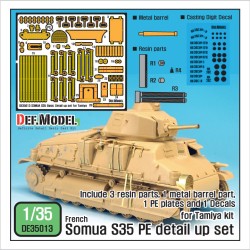 French Somua S35 PE basic detail up set