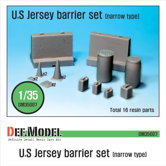 US Jersey Barrier set (Small type)