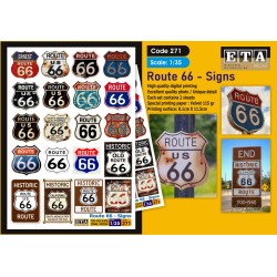 Route 66 signs