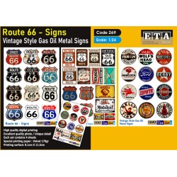 Route 66 signs