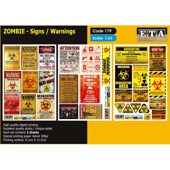 Signs and warnings