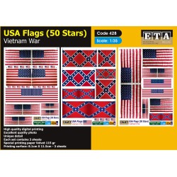 USA Flags (50 stars and rebel)