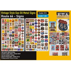 vintage style gas oil metal signs