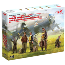 USAAF Bomber Pilots and Ground Personnel 