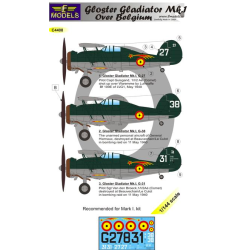 Gloster Gladiator Mk.I over Belgium