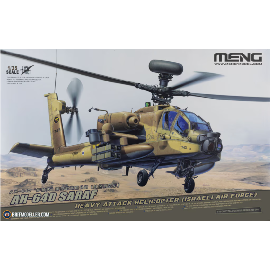 AH-64 D Saraf - Heavy Attack Helicopter (Israeli Air Force)