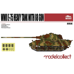 German WWII E-75 Heavy Tank with 88 Gun