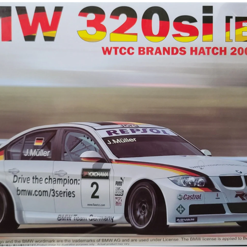 Model X Hatch BMW 320si E90 2008 WTCC Brands Hatch Winner - PN24037