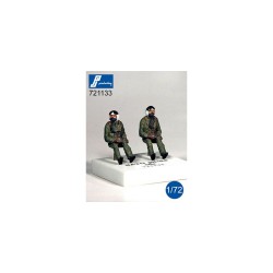 NATO pilots seated in a/c
