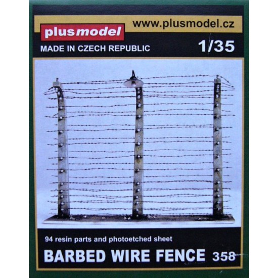 Barbed wire fence