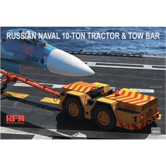 Russian Naval 10-ton Tractor and Tow Bar
