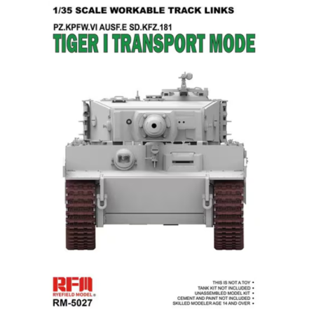 Workable Track Links Tiger I Transport Mode
