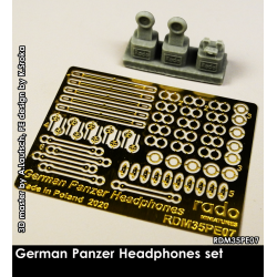German WWII tanker headphones 5x