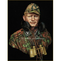 German Waffen SS Panzer Officer WWII
