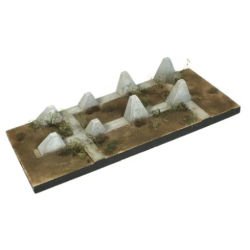 Höckerhindernis Typ 38, Right Side Diorama Set