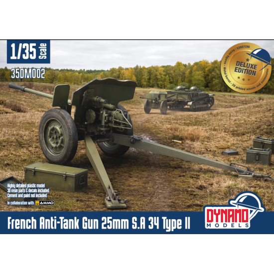 French Anti-Tank Gun 25mm S.A 34 Type II Standard