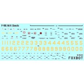Stencils for Curtiss P-40E/M/K