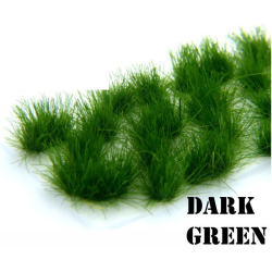 Grass tufts XL dark green