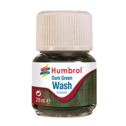 enamel wash dark green