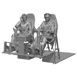 WW2 US Bomber Pilot & Co-pilot set