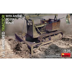 US Armored tractor w angle dozer
