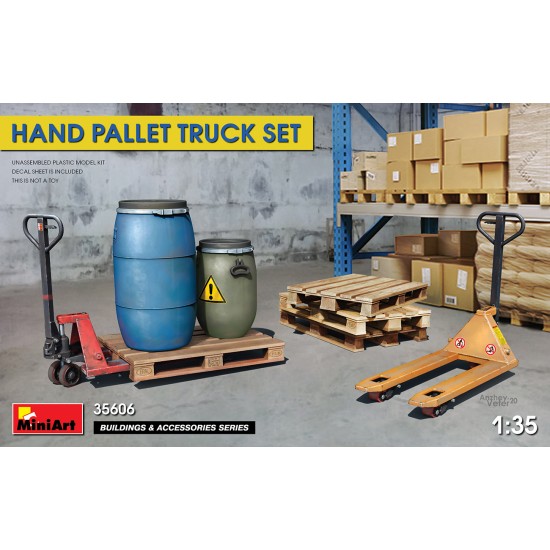 Hand pallet truck set