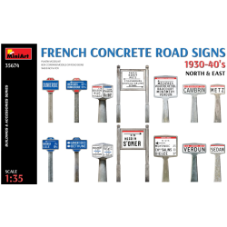 French Concrete Road Signs 1930-40's North & East