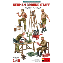 German Ground Staff. North Africa w/Accessories