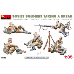  Soviet Soldiers Taking a Break