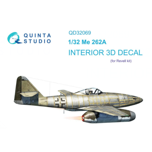 Me 262A 3D-Printed & coloured Interior