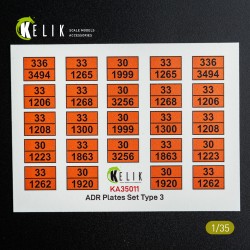 ADR Plates Set Type 3