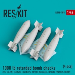1000 lb retarded bomb checks (117 tail-951 tail fuze) 