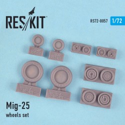 MiG-25 wheels set