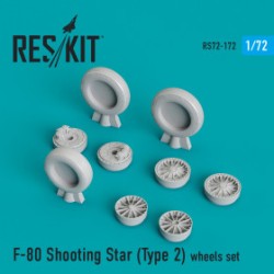 F-80 Shooting star (type 2) wheel set
