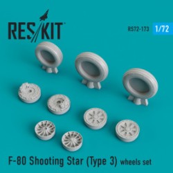 F-80 Shooting star (type 3) wheel set