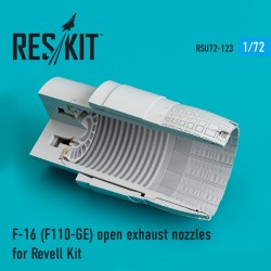 F-16 (F110-GE) open exhaust nozzle