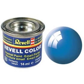 Glanzend licht blauw