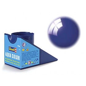 Glanzend blauw