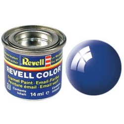 Glanzend blauw