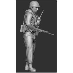 M68 Belgische Sergeant met radio