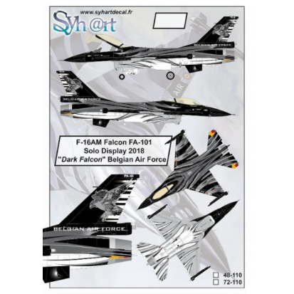 F-16AM Falcon FA-101 Solo Display 2018 - Dark Falcon 