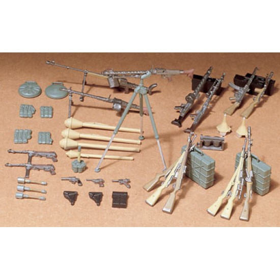 German infantry weapons set German infantry weapons set