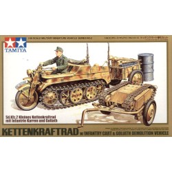 Kettenkraftrad - infanterie karren und Goliath