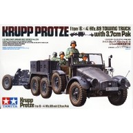 Krupp Protze 1 ton (6x4) towing truck with 3.7 cm Pak
