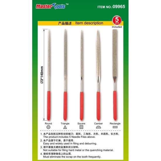mini diamond file set