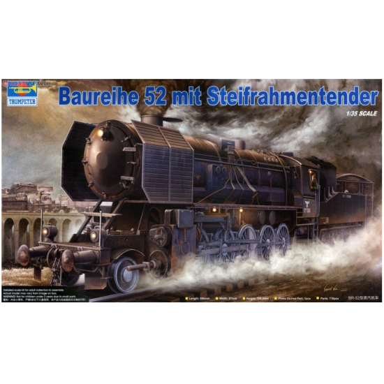 Baureihe 52 mit Steifrahmentender